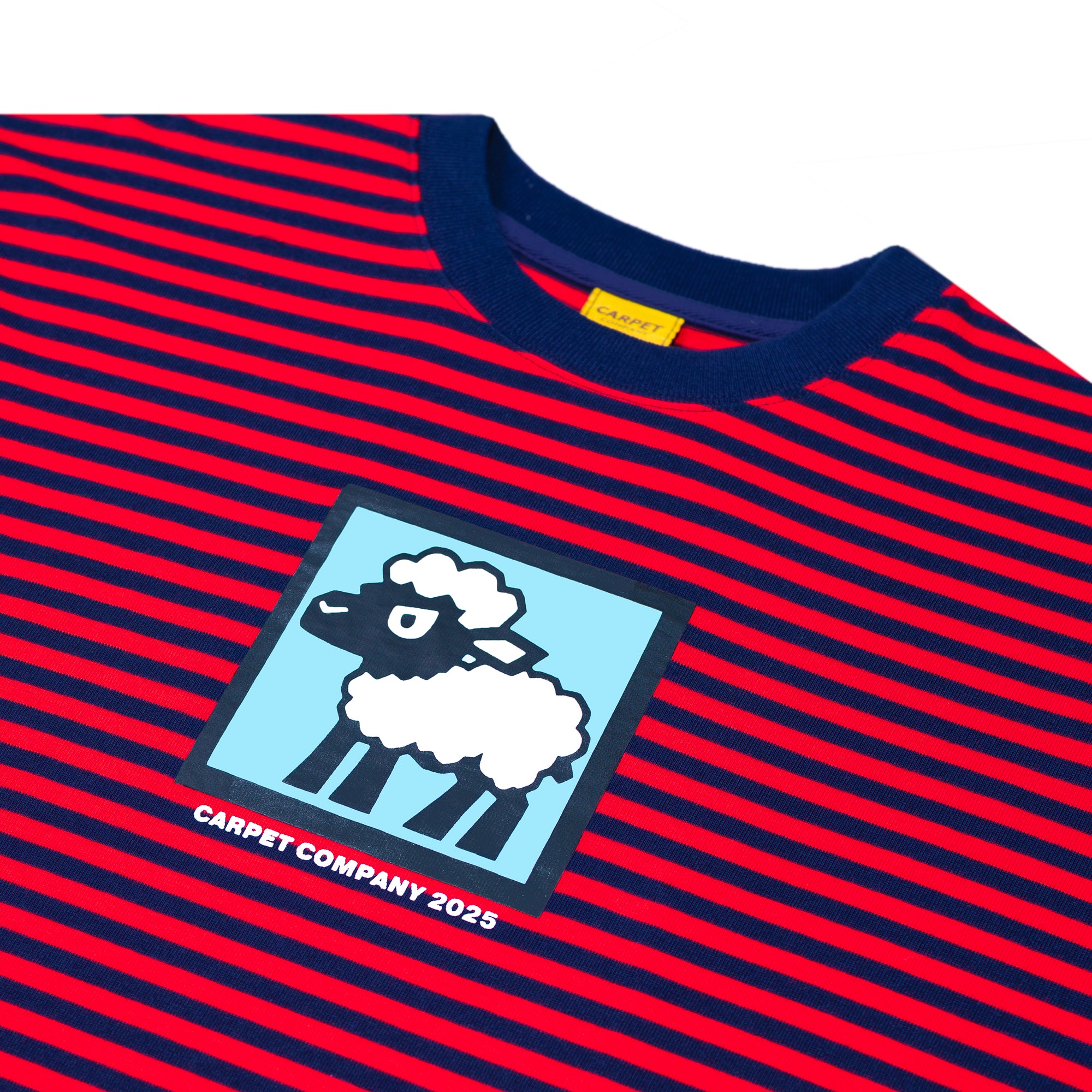 Carpet Company Sheep Tee Striped