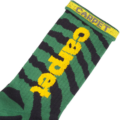 Carpet Company Spiral Socks Green