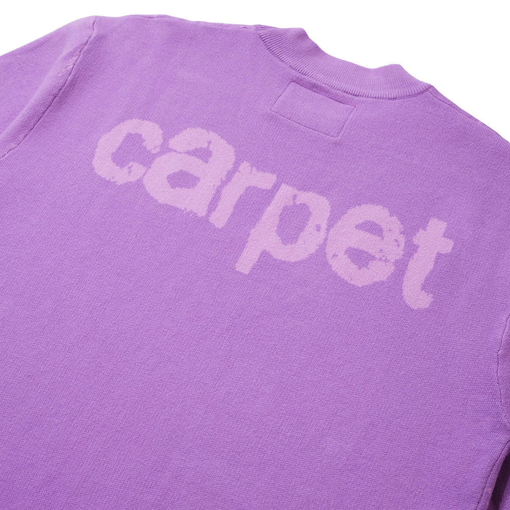 Carpet Company Trouble Woven Sweater Purple