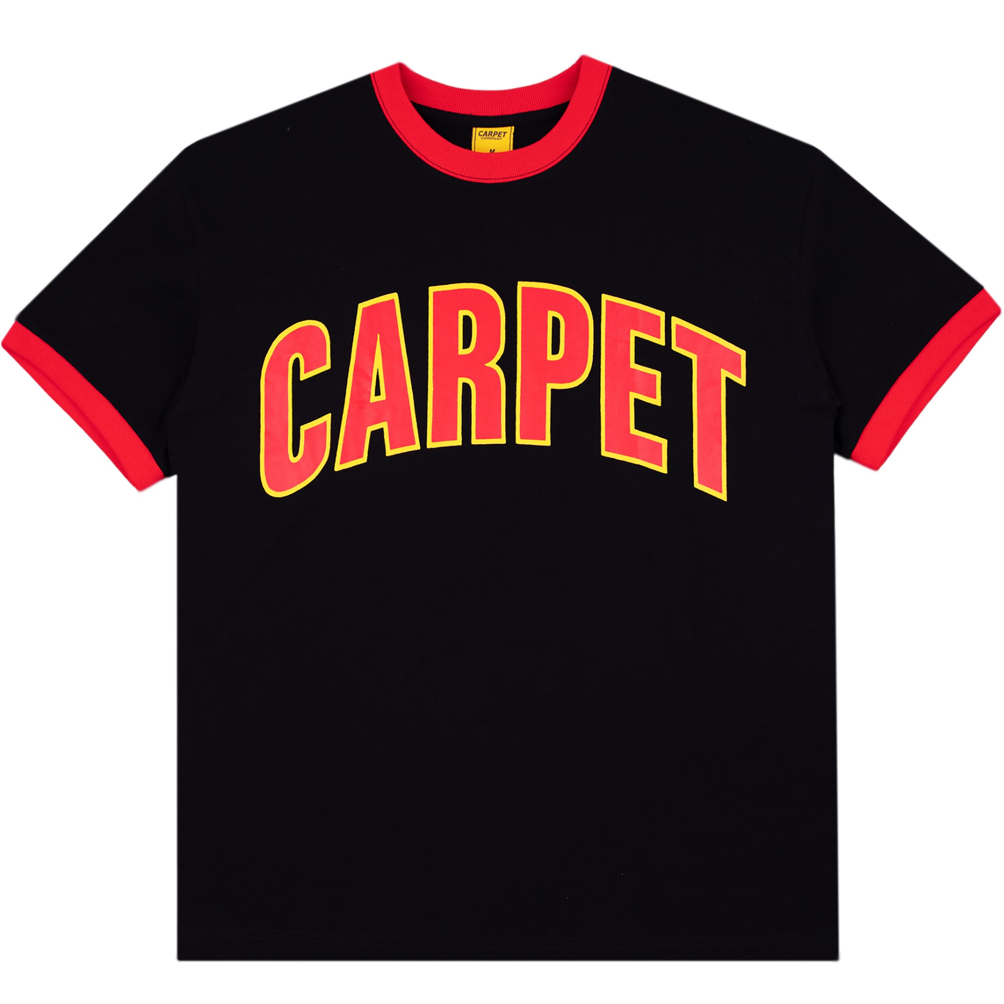 Carpet Company Varsity Ringer Tee Black