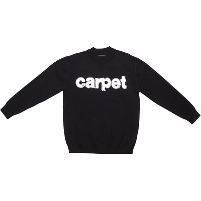 Carpet Company Woven Sweater Black