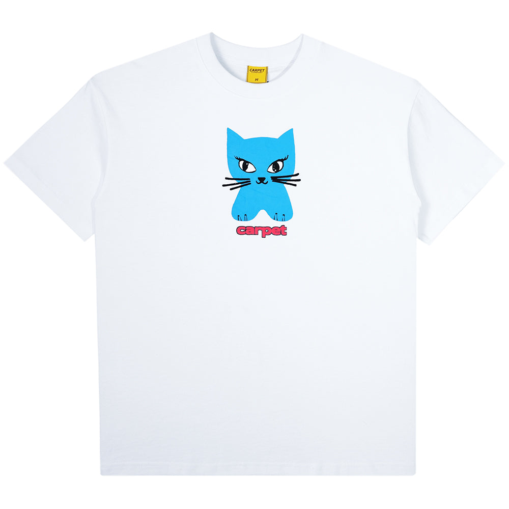 Carpet Company Cat Tee White