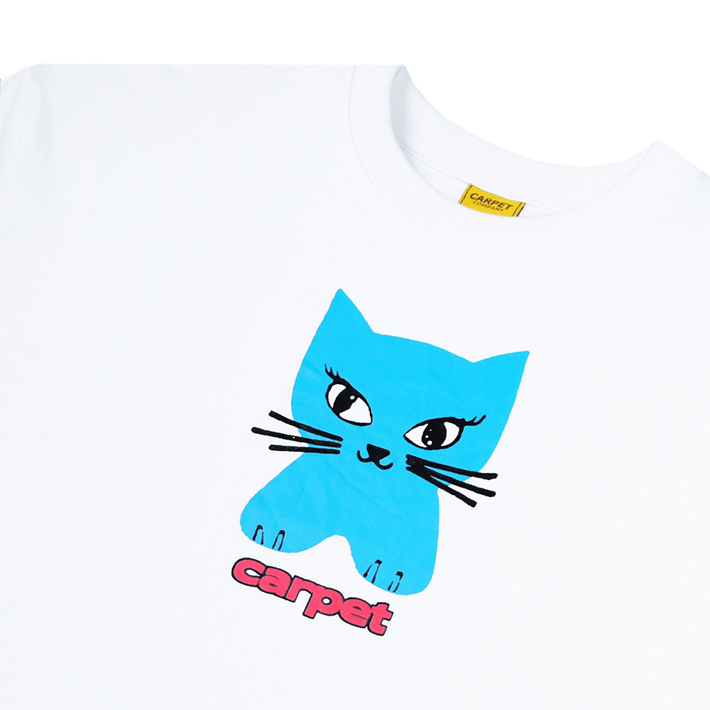 Carpet Company Cat Tee White