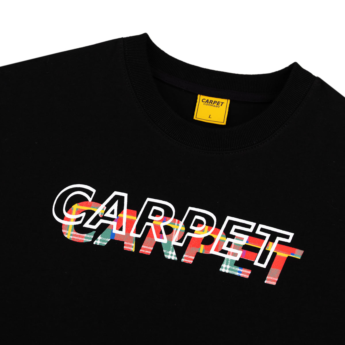 Carpet Company Misprint Tee Black/Plaid