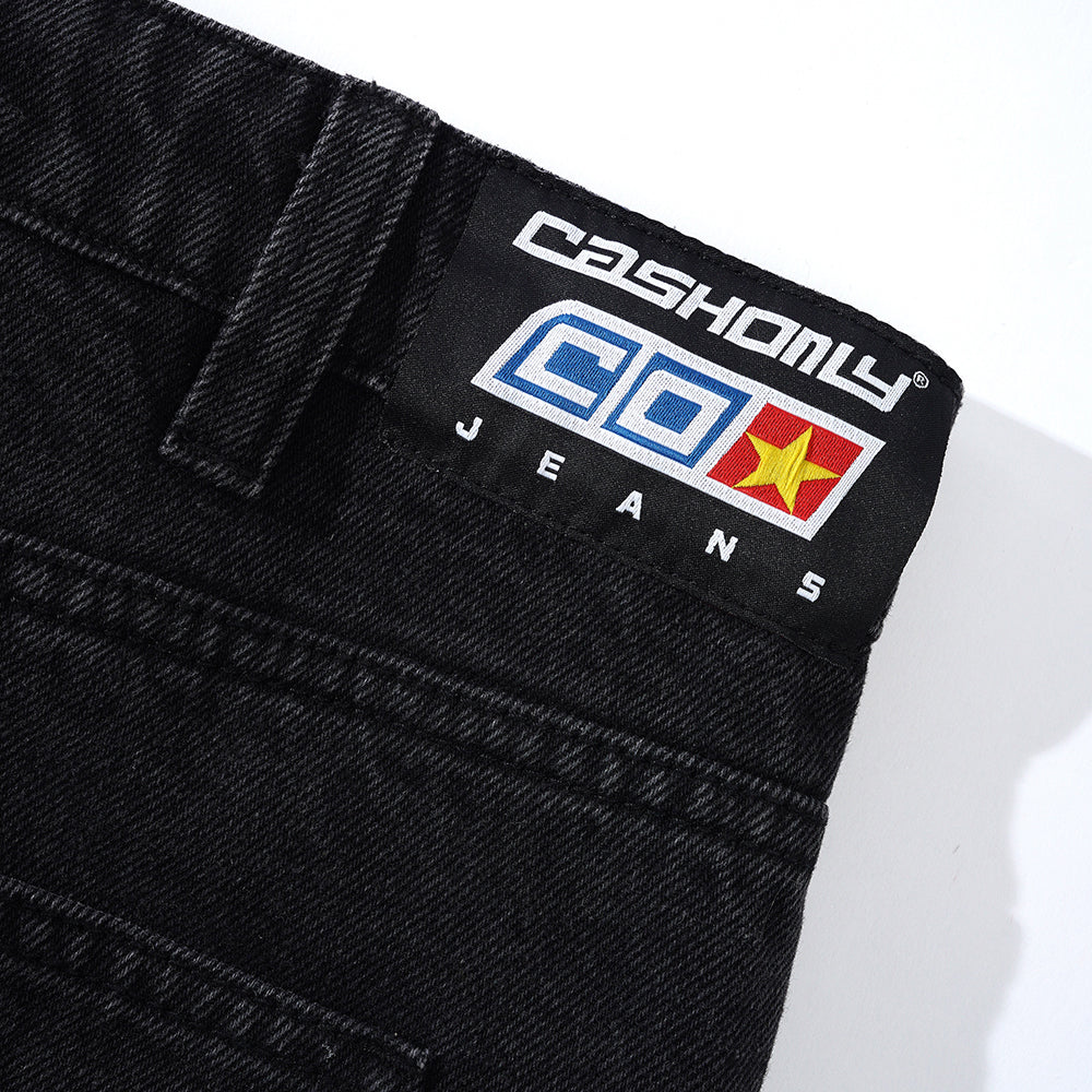Cash Only Aleka Cargo Jeans Black