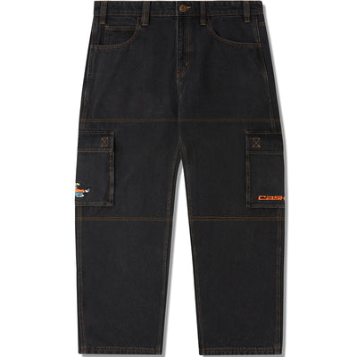 Cash Only Aleka Cargo Jeans Faded Black