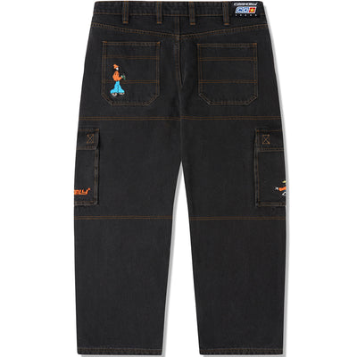 Cash Only Aleka Cargo Jeans Faded Black