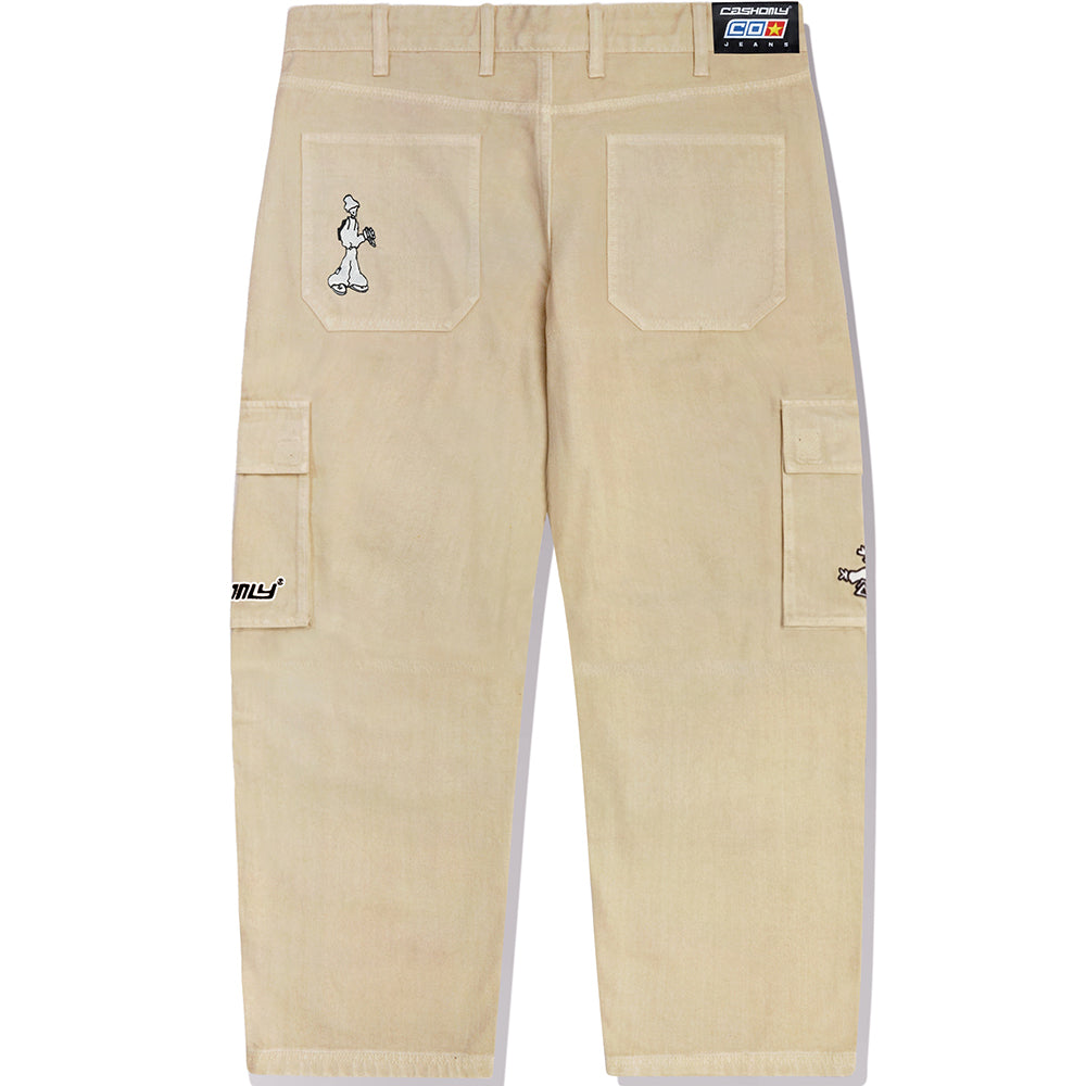 Cash Only Aleka Cargo Jeans Khaki