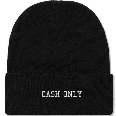 Cash Only Campus Beanie Black