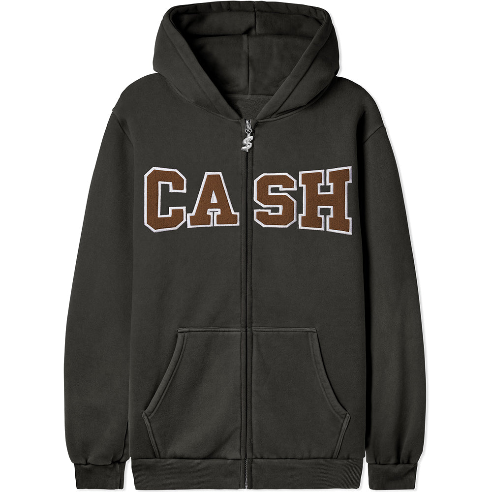 Cash Only Campus Zip-Thru Hood Charcoal