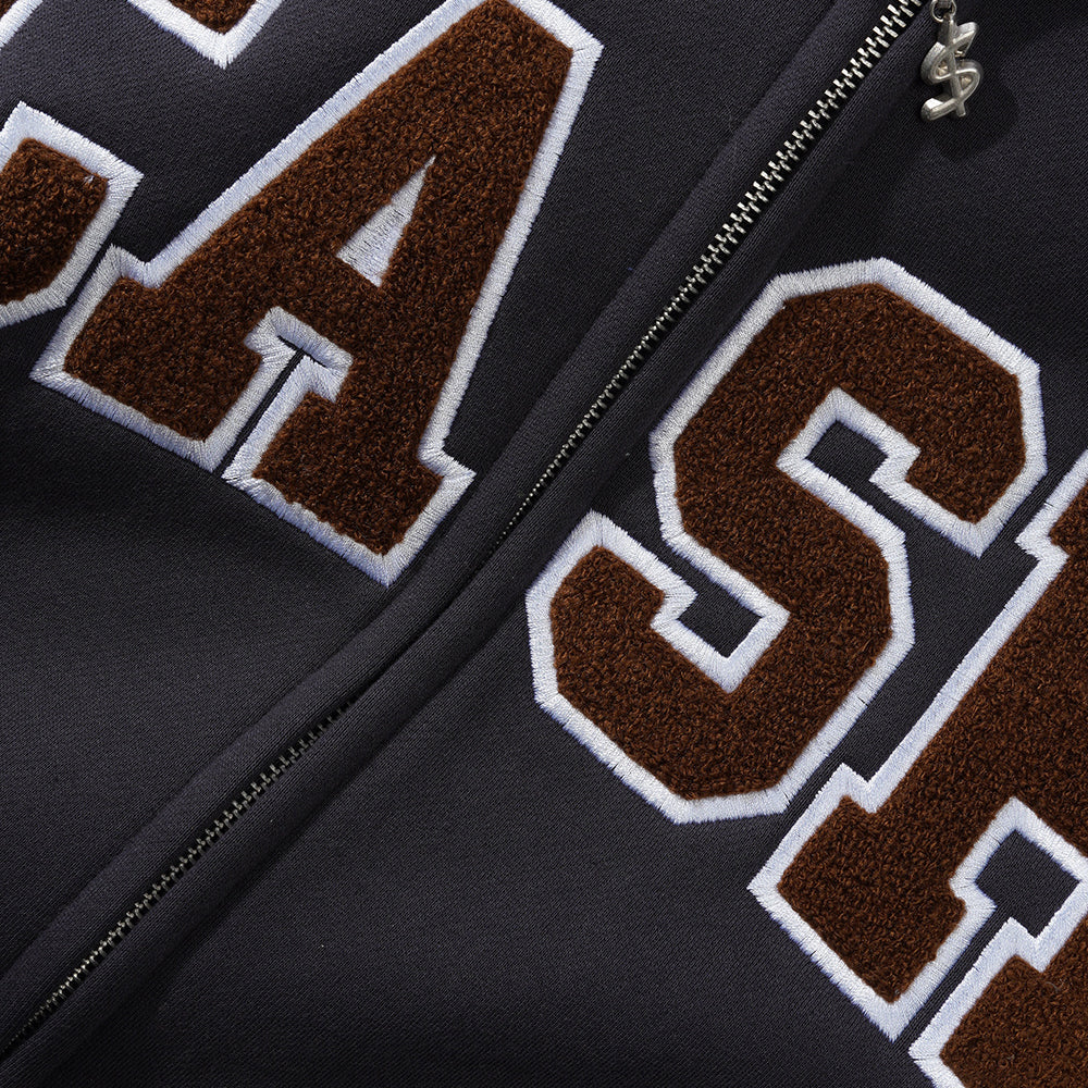 Cash Only Campus Zip-Thru Hood Charcoal