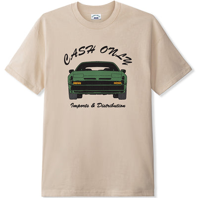 Cash Only Car Tee Sand