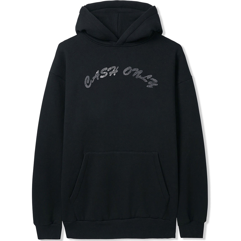 Cash Only Diamente Pullover Hood Black