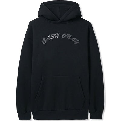 Cash Only Diamente Pullover Hood Black