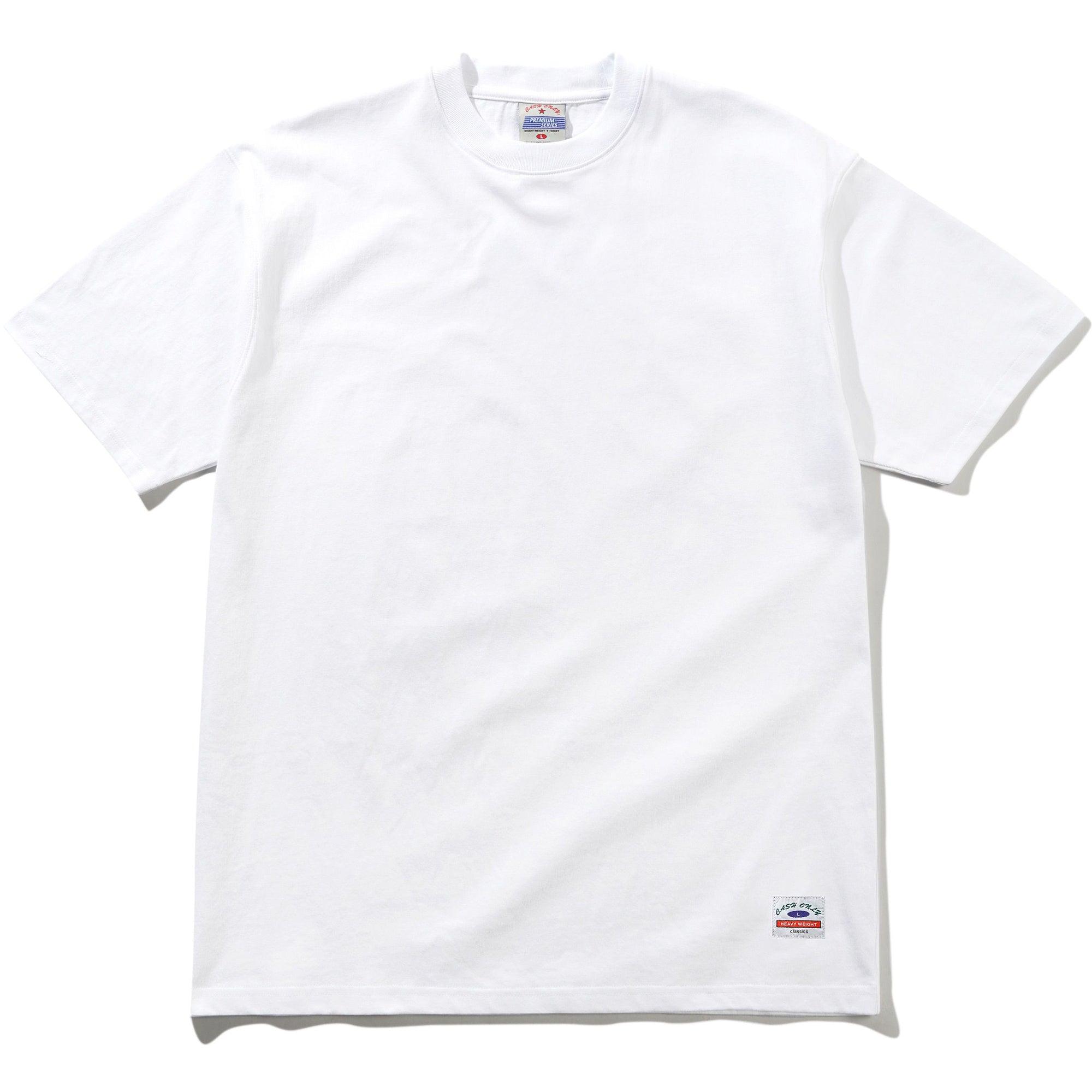 Cash Only Heavy-Weight Tee White
