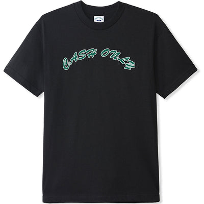 Cash Only Logo Tee Black/Green