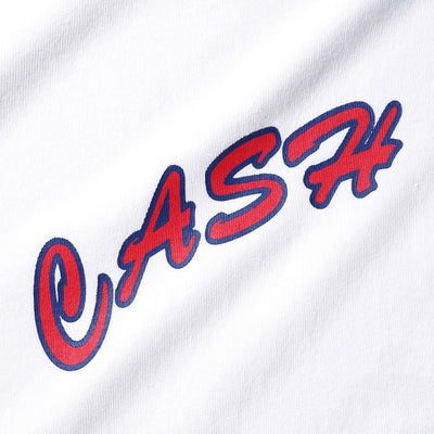 Cash Only Logo Tee White
