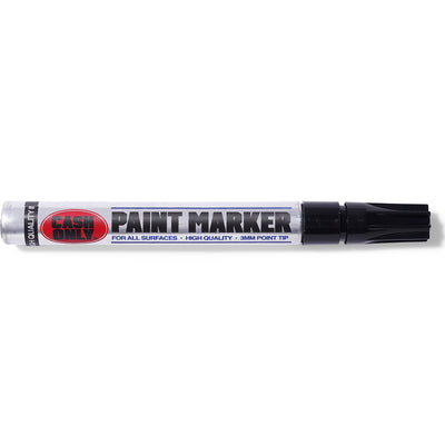 Cash Only Paint Marker Black