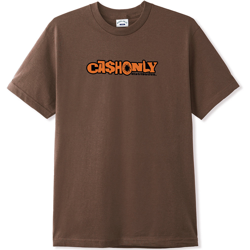 Cash Only Payday Tee Oak Brown