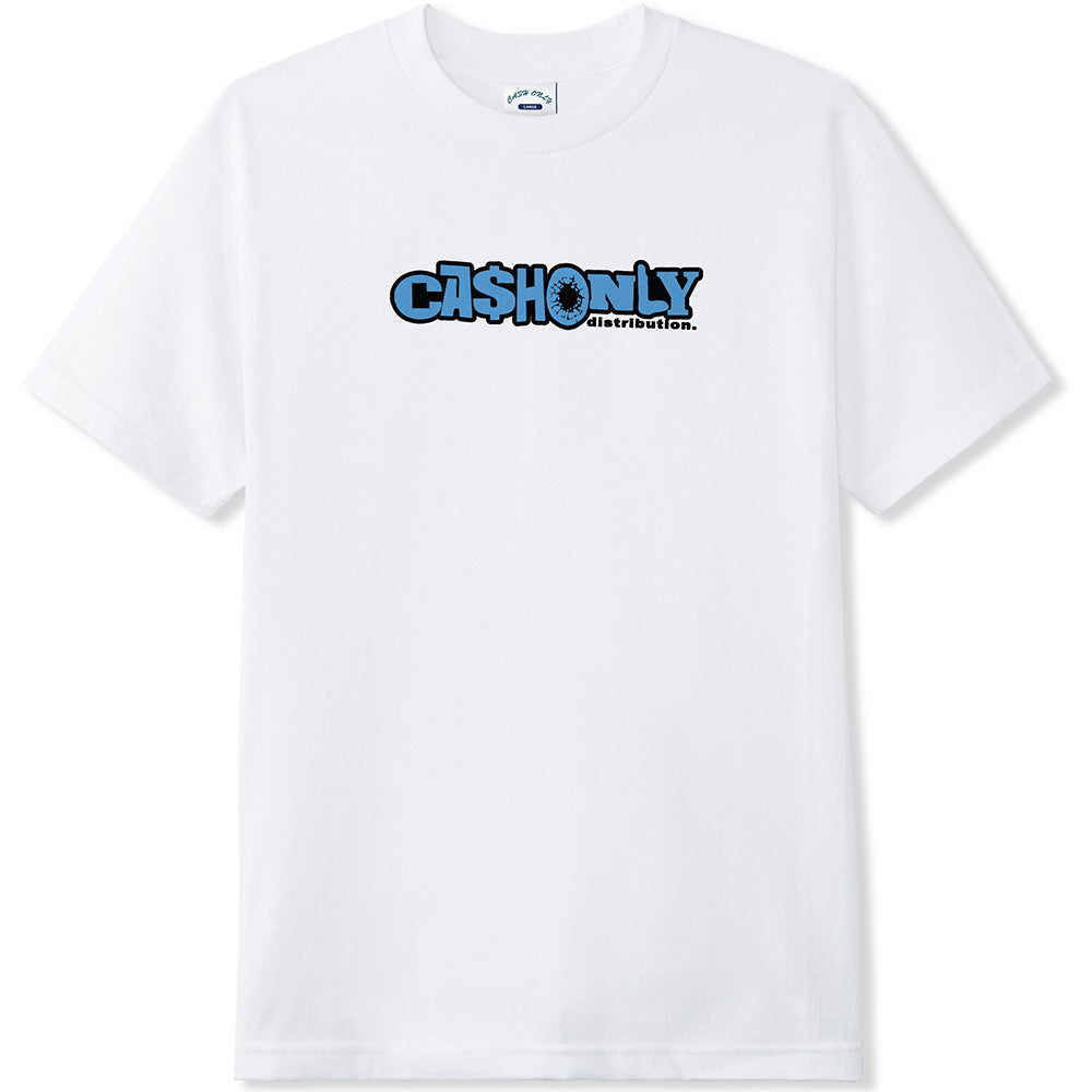 Cash Only Payday Tee White