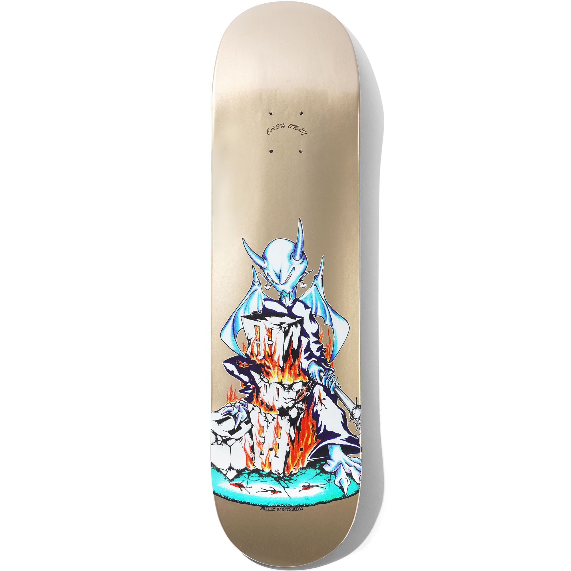 Cash Only Philly Santosuosso Gargoyle Skateboard Deck 8.125"