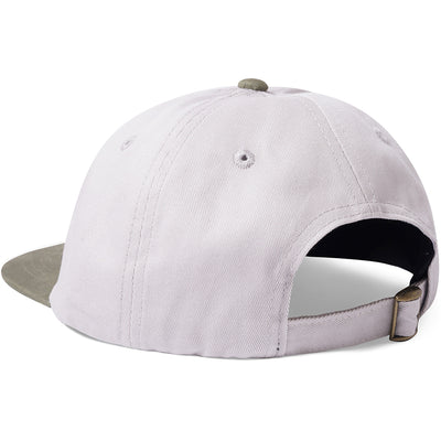 Cash Only Recordings 6 Panel Cap Bone/Dark Sage