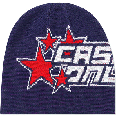 Cash Only Stars Beanie Navy