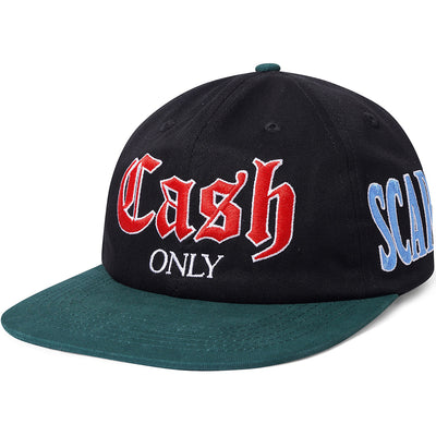 Cash Only Training 6 Panel Cap Black/Forest
