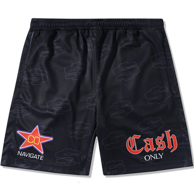 Cash Only Training Shorts Black