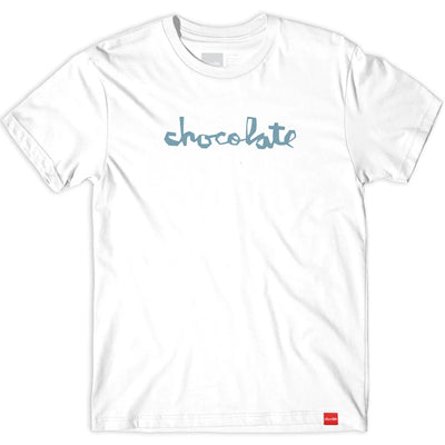 Chocolate Chunk Tee White/Blue