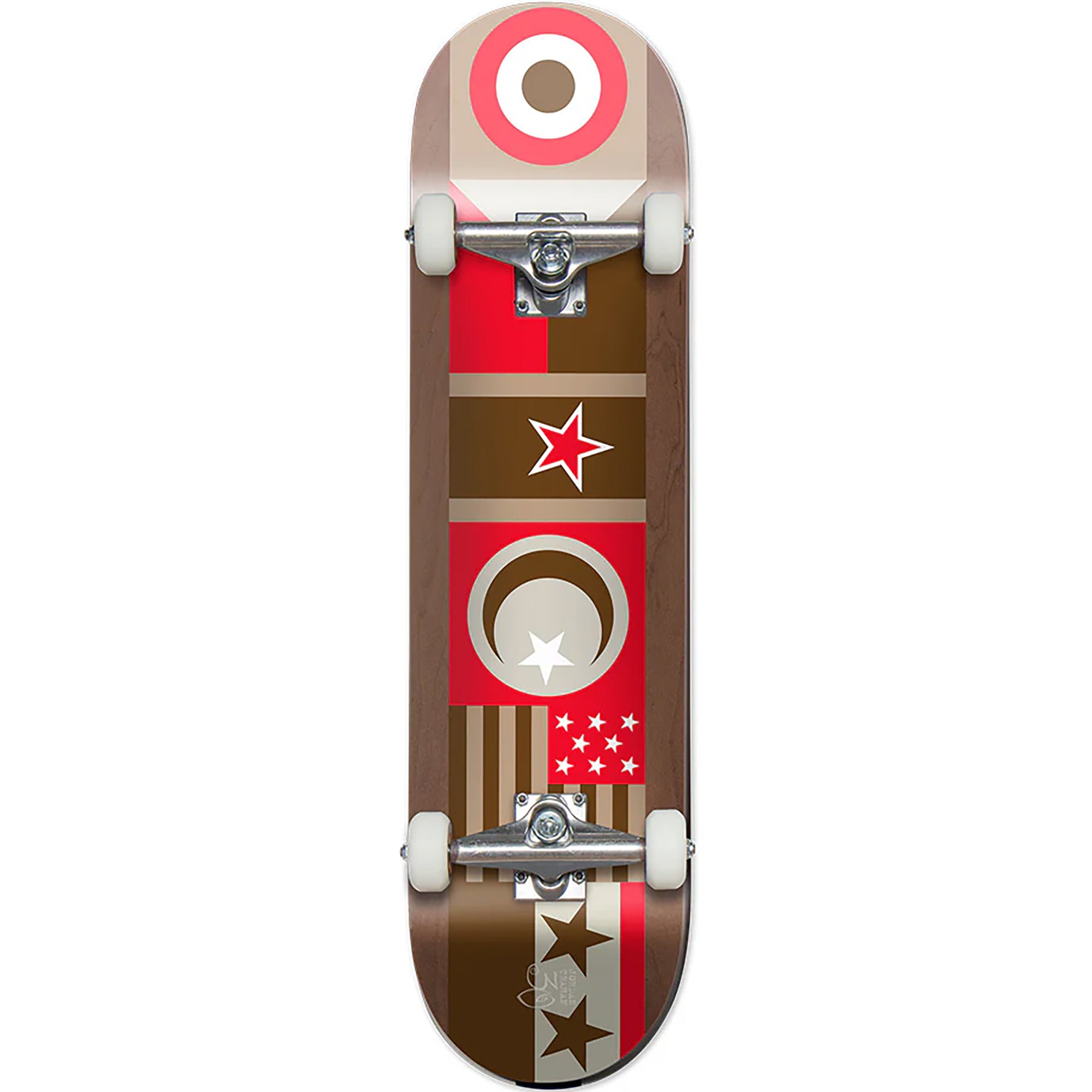 Chocolate Jordan Trahan Flags Complete Skateboard 8"