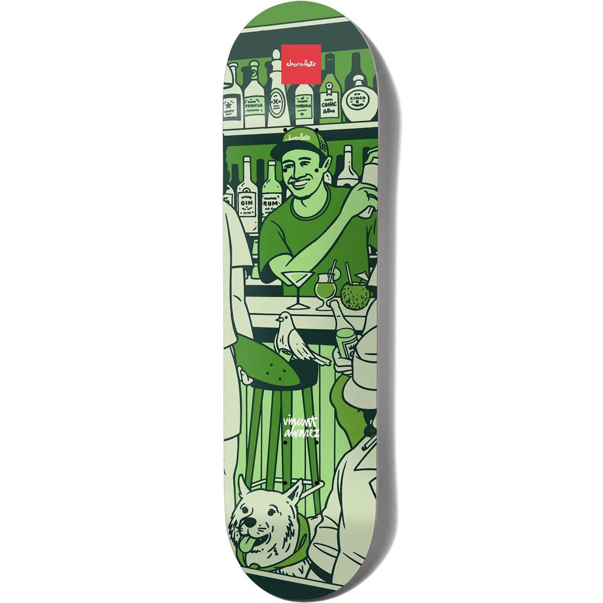 Chocolate Vincent Alvarez Bar Series III Skateboard Deck 8.25"