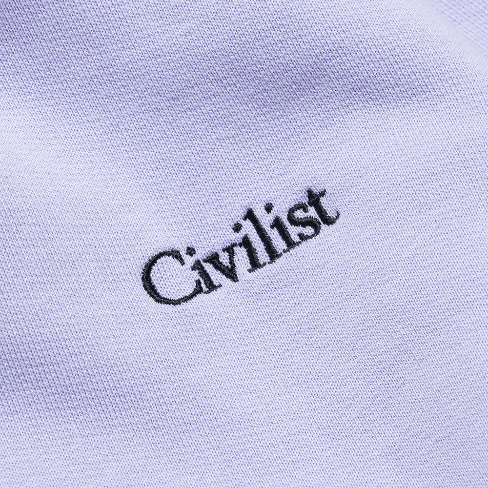 Civilist Mini Logo Hood Lavender