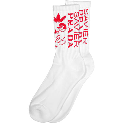 Classic Sponsor Socks White/Red