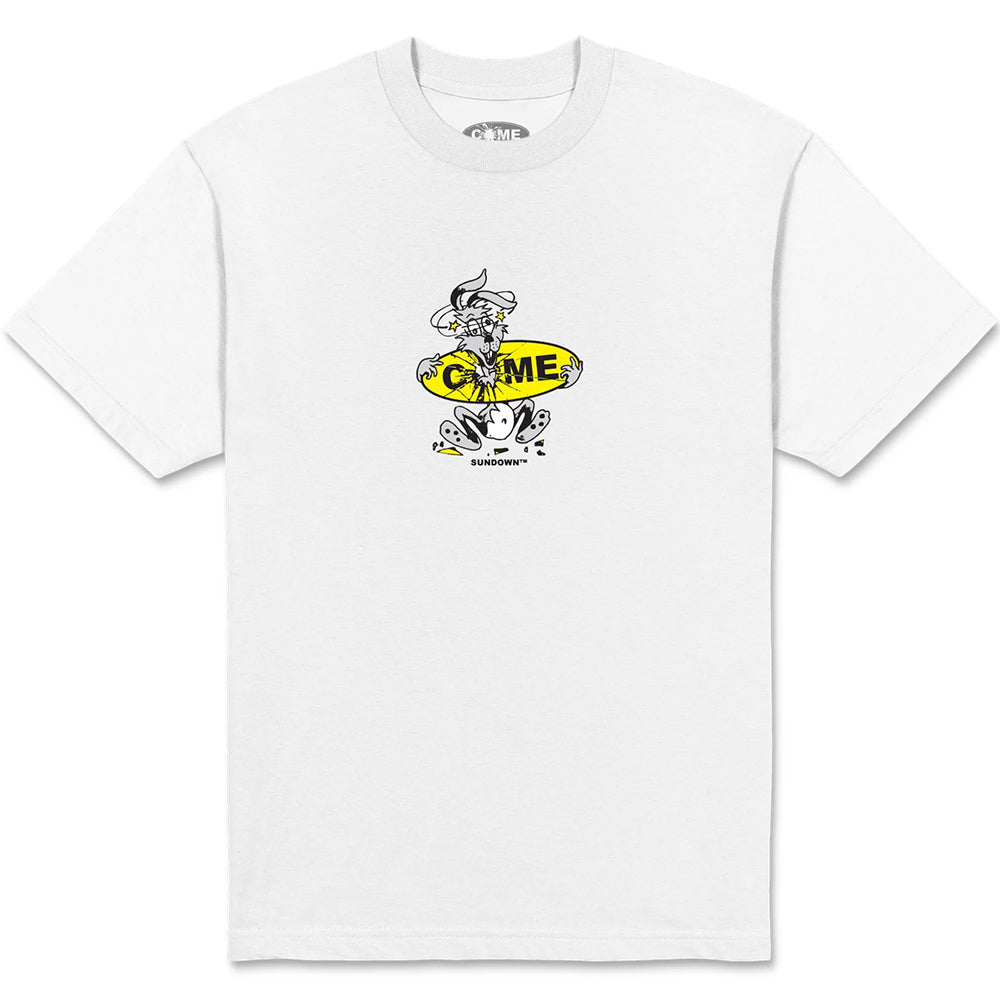 Come Sundown Concuss T Shirt White