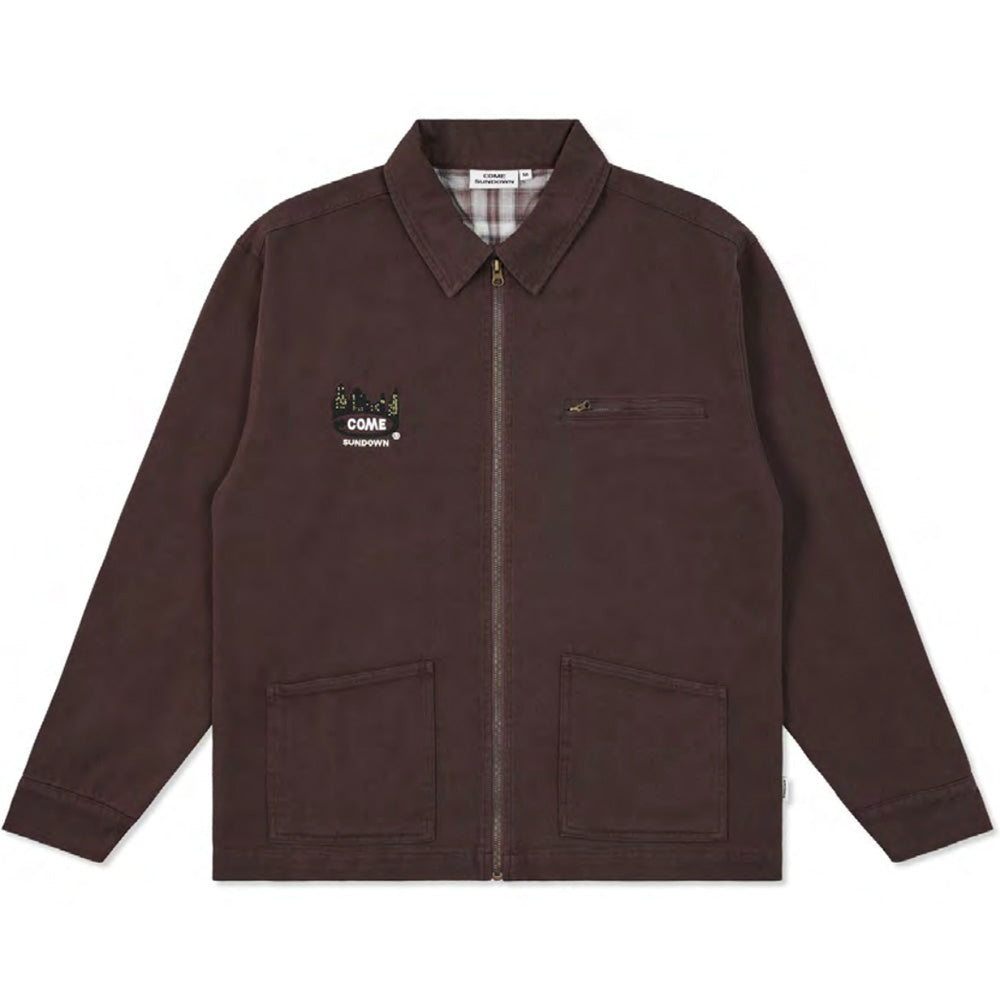 Come Sundown Toil Jacket Washed Brown