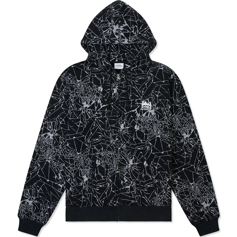 Come Sundown Toil Zip Hood Black