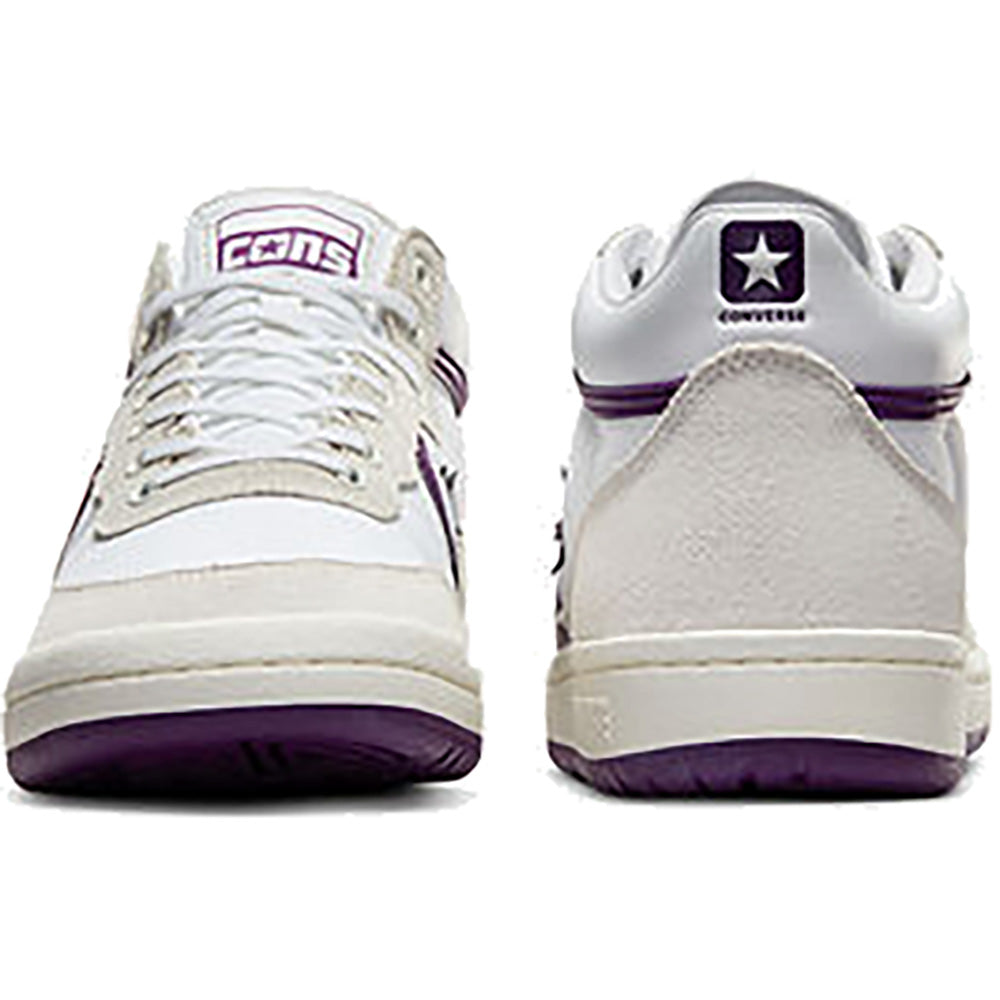 Converse CONS Fastbreak Pro Mid Shoes White/Vaporous Gray/Purple