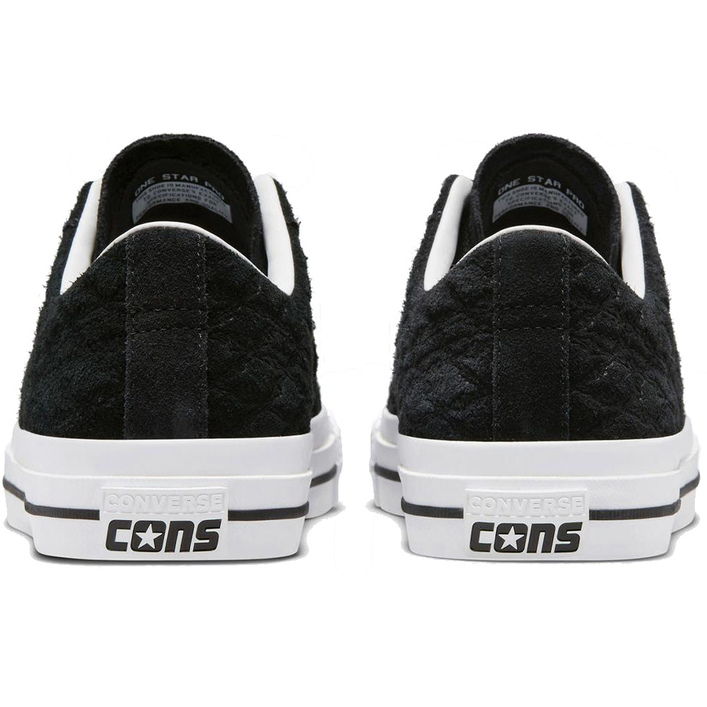 Converse CONS One Star Pro Bones Shoes Black/Black/White