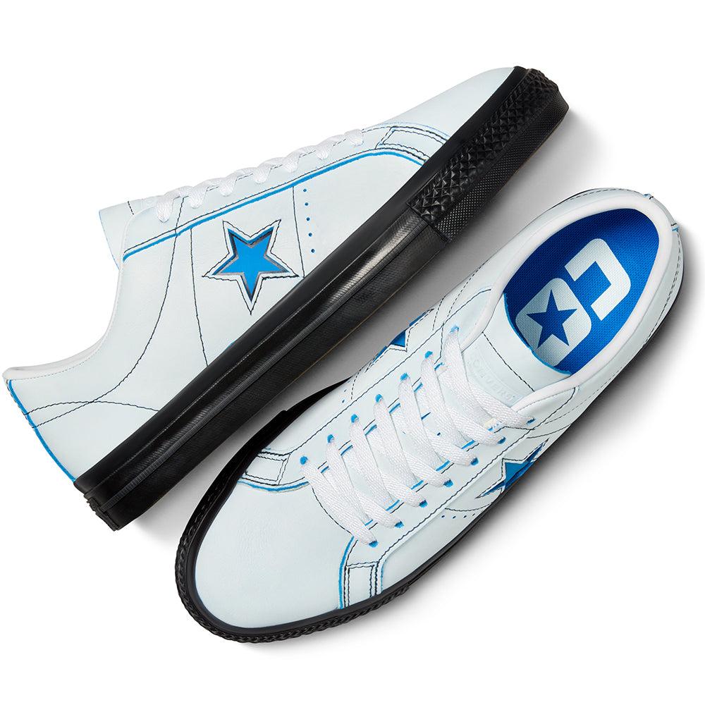 Converse CONS One Star Pro Ox Eddie Cernicky Shoes White/Black/Kinetic Blue