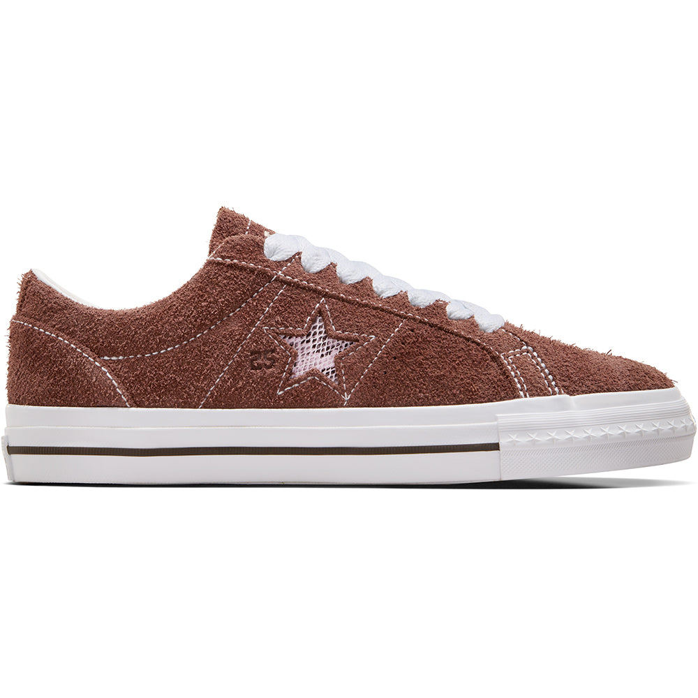 Converse CONS x Quartersnacks One Star Pro Shoes Dark Clove/White/Cherry