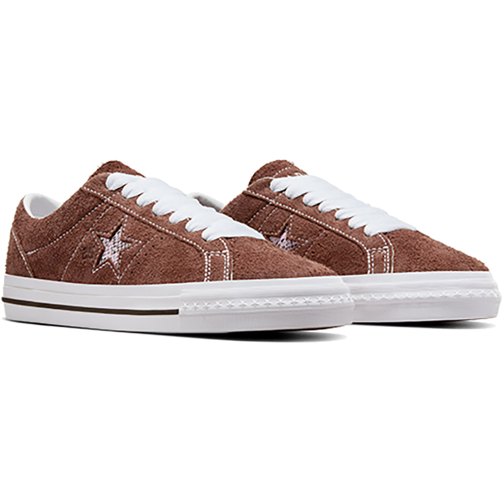 Converse CONS x Quartersnacks One Star Pro Shoes Dark Clove/White/Cherry