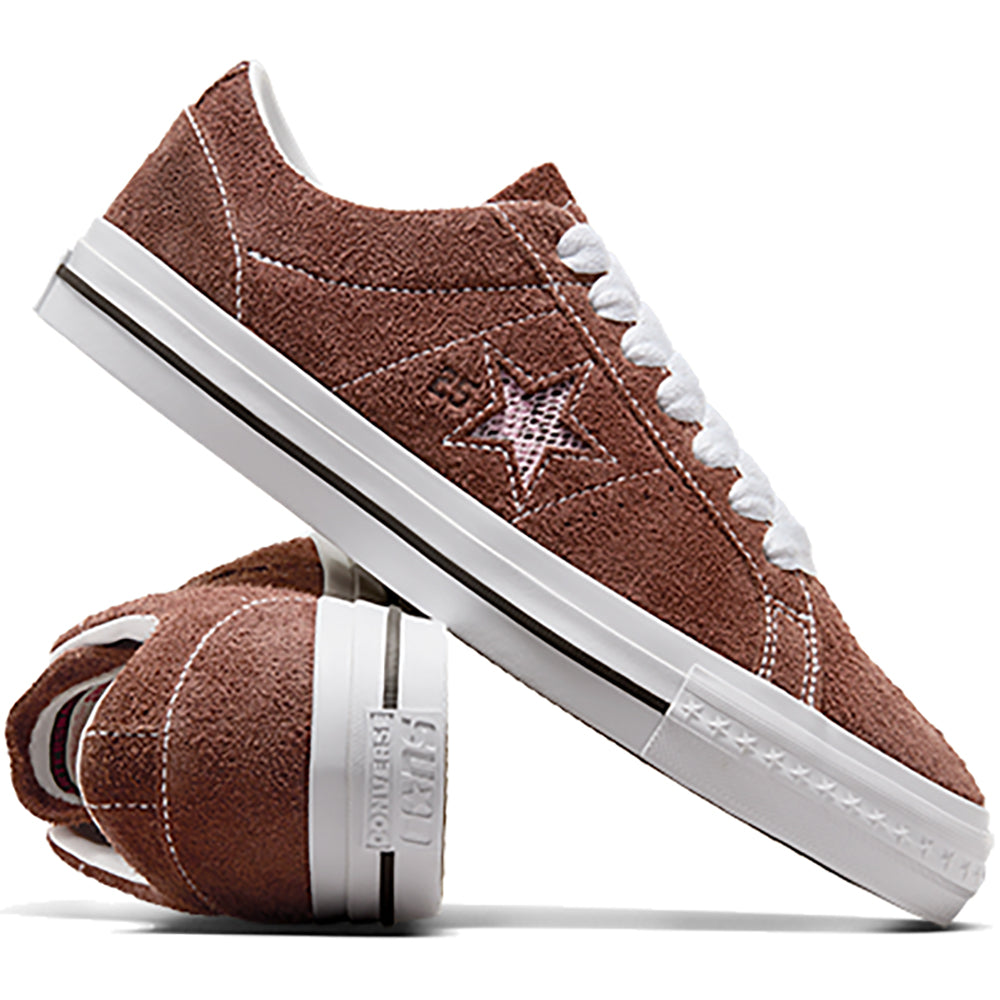 Converse CONS x Quartersnacks One Star Pro Shoes Dark Clove/White/Cherry