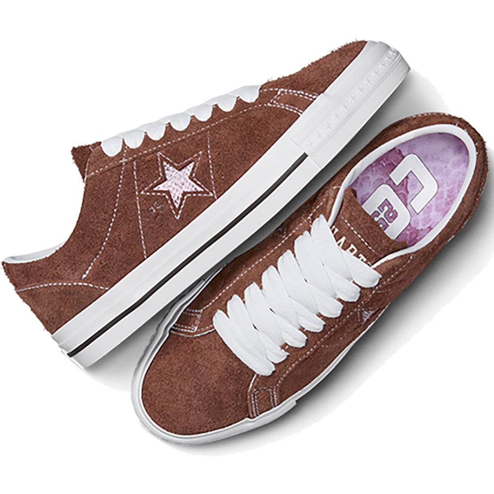 Converse CONS x Quartersnacks One Star Pro Shoes Dark Clove/White/Cherry