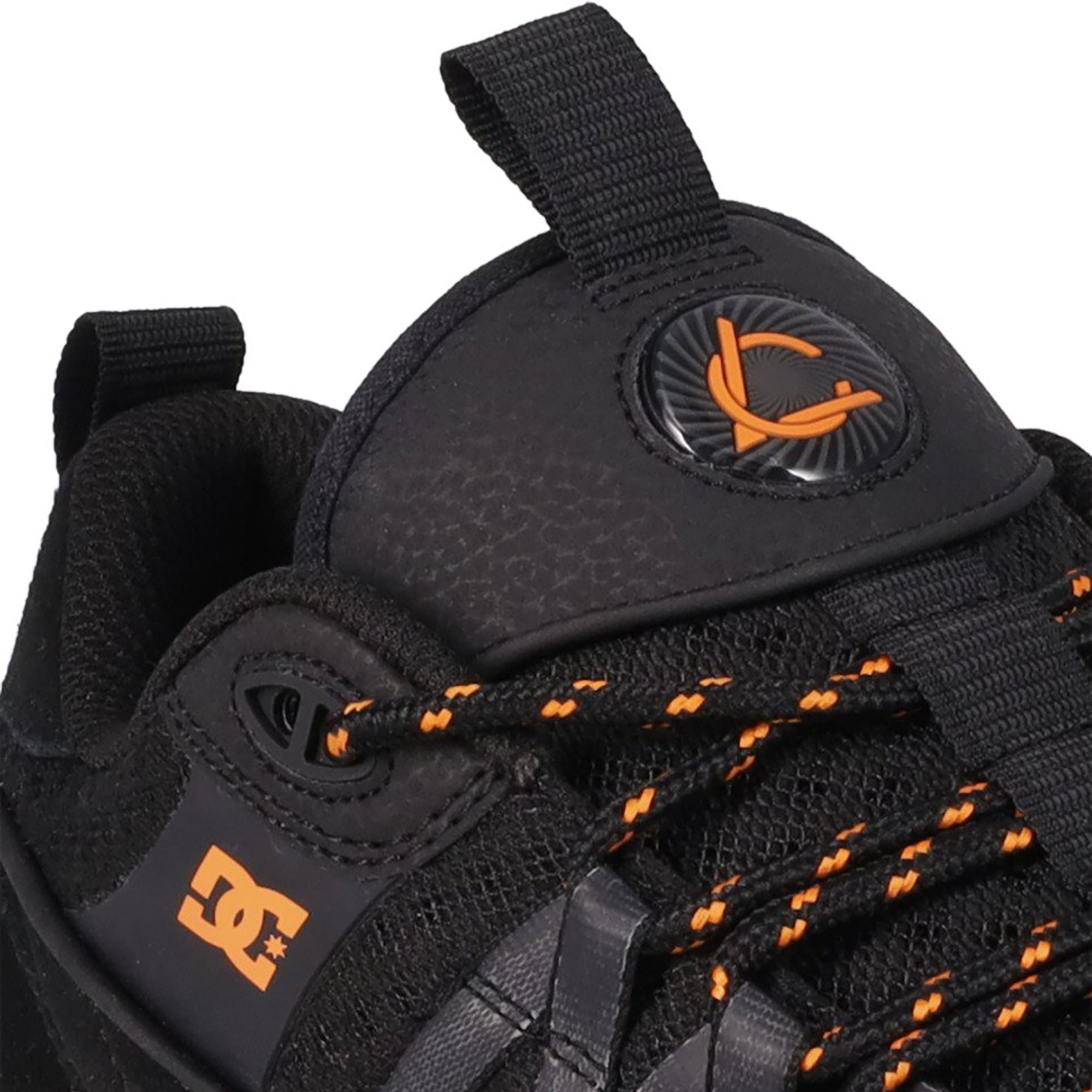 DC Lucien Shoes Black/Black/Orange