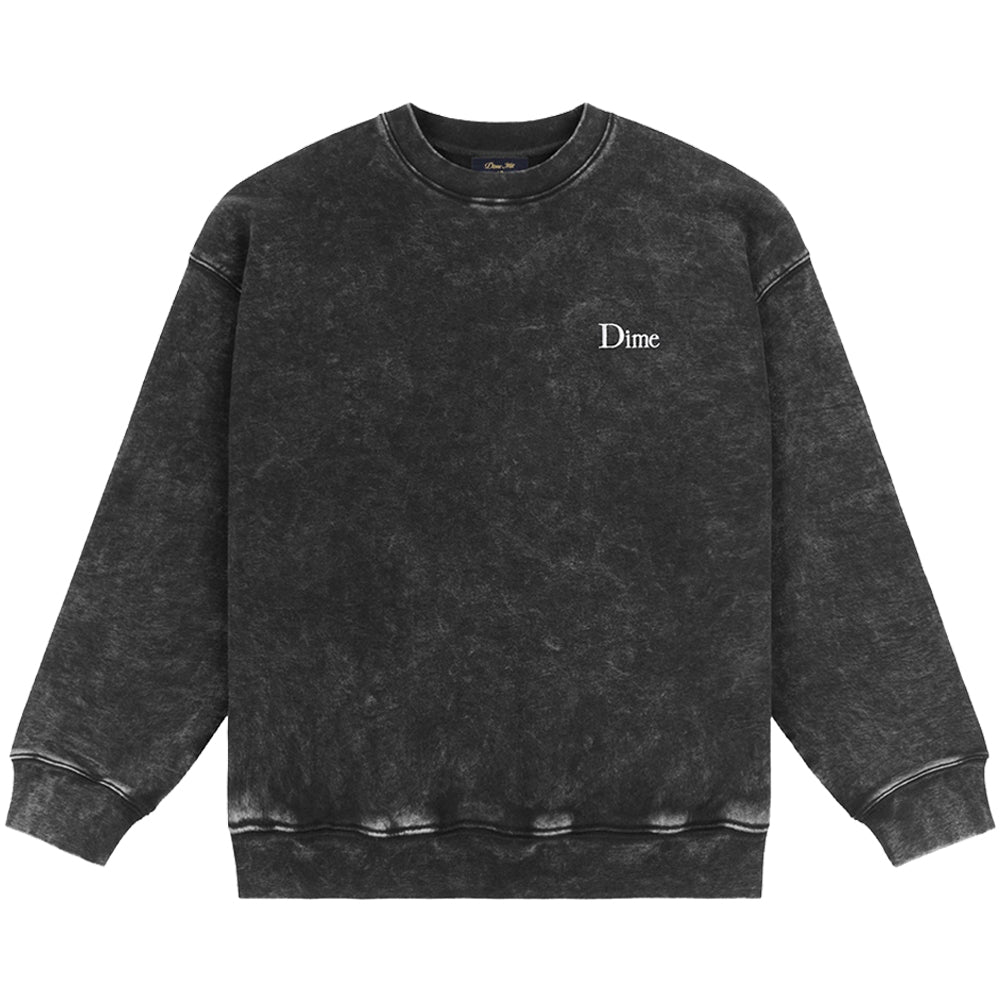 Dime MTL Classic French Terry Crewneck Faded Black