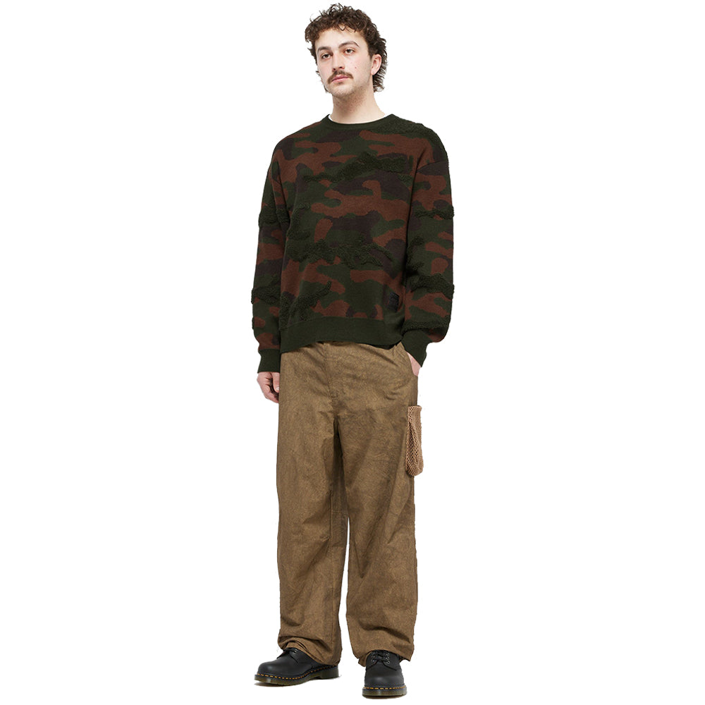 Dime MTL Camo Chenille Knit Woodland