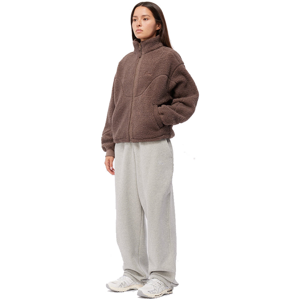 Dime MTL Polar Fleece Sherpa Zip Mocha