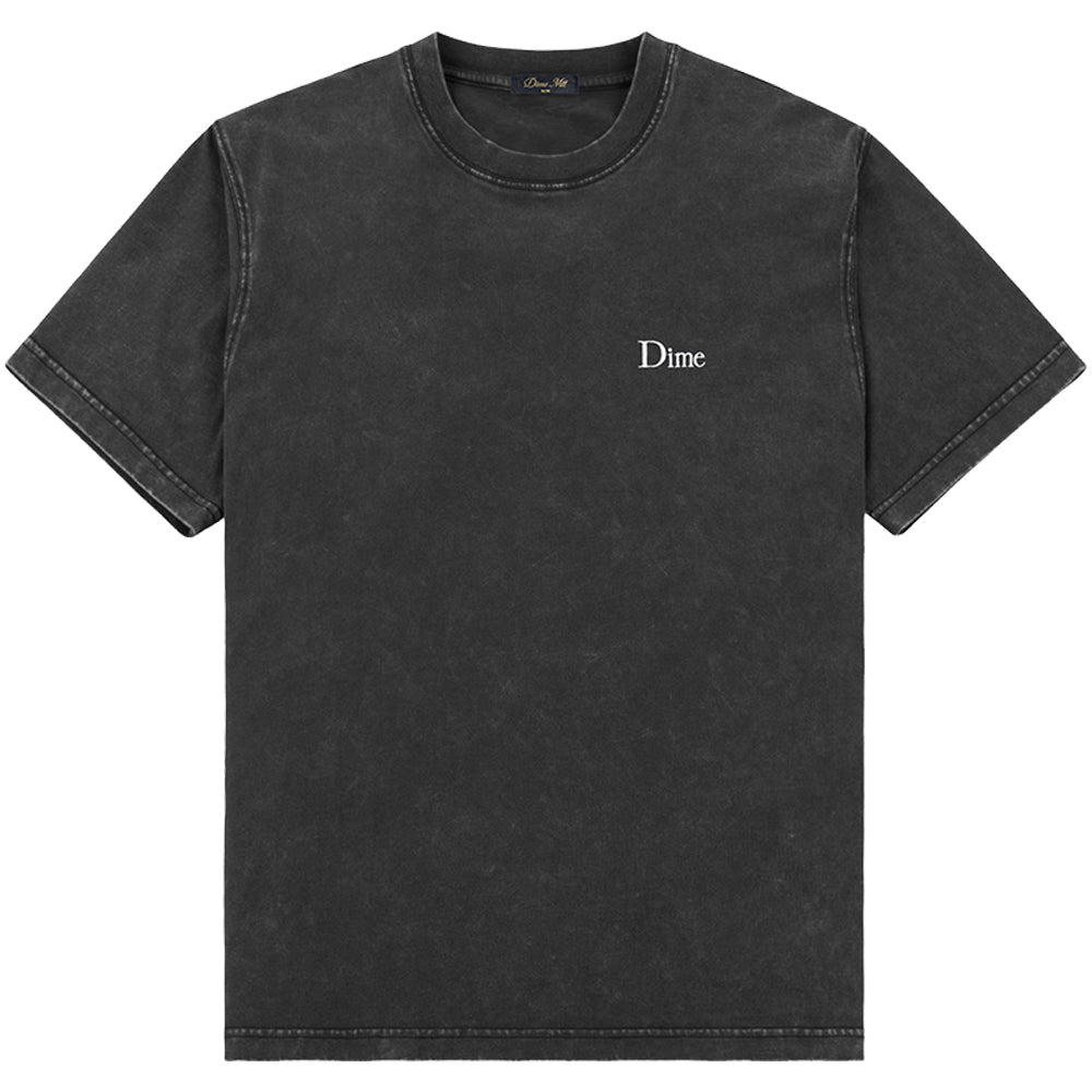Dime MTL Classic Small Logo T-Shirt Faded Black