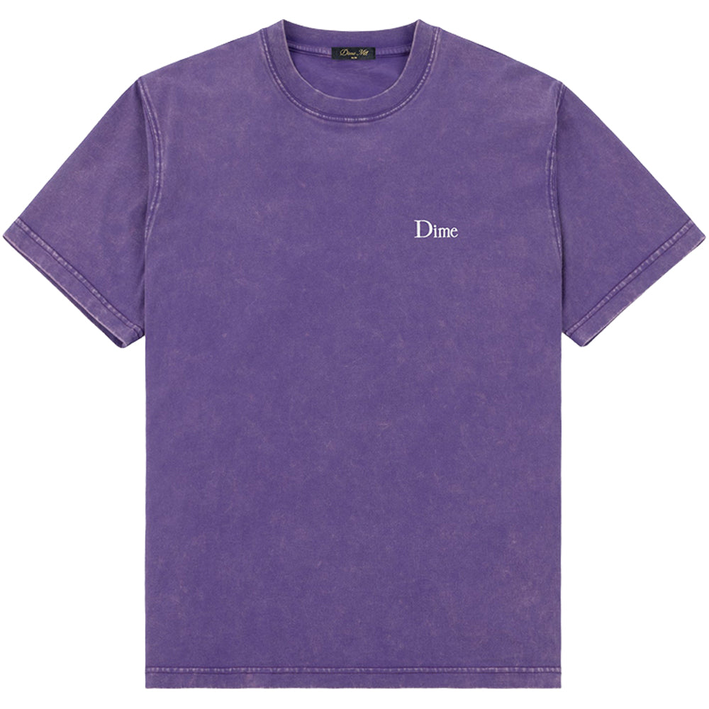Dime MTL Classic Small Logo T-Shirt Faded Iris